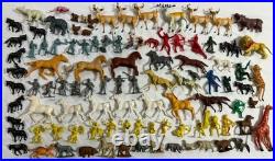 100+ Marx Lido Tim-tee Imperial MPC Figures Animals Western 50s 60s 70s Toys Lot