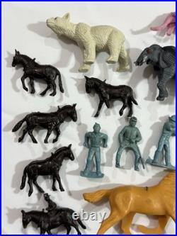 100+ Marx Lido Tim-tee Imperial MPC Figures Animals Western 50s 60s 70s Toys Lot