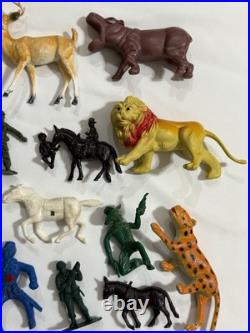 100+ Marx Lido Tim-tee Imperial MPC Figures Animals Western 50s 60s 70s Toys Lot