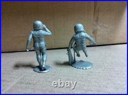 10X 1962 Marx Operation Moon Base SILVER Astronauts MORE TOYS N SHOP CBN S/H