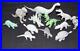 (14) Vintage Lot of Louis MARX Prehistoric Dinosaurs with Pot Belly T-Rex (EX)