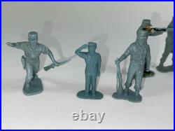 15- MARX CAPTAIN GALLANT Blue Legionnaires from the 1955 PLAYSET 60MM Vintage
