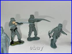 15- MARX CAPTAIN GALLANT Blue Legionnaires from the 1955 PLAYSET 60MM Vintage