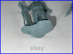 15- MARX CAPTAIN GALLANT Blue Legionnaires from the 1955 PLAYSET 60MM Vintage