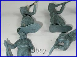 15- MARX CAPTAIN GALLANT Blue Legionnaires from the 1955 PLAYSET 60MM Vintage