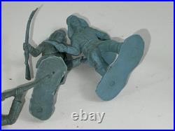 15- MARX CAPTAIN GALLANT Blue Legionnaires from the 1955 PLAYSET 60MM Vintage