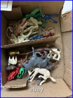 1950 Louis & Marx Western Ranch Set with Box