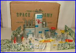 % 1950's Marx Tin Tom Corbett Space Academy Play Set Complete In Original Box