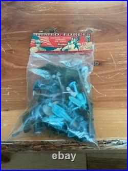 1950's Marx Armed Forces Soldiers, Sailors Marines, Air Force Header Bag