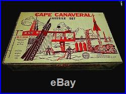 1950's Marx Cape Canaveral Missile Set No 4525 Series 500 Beautiful! Original