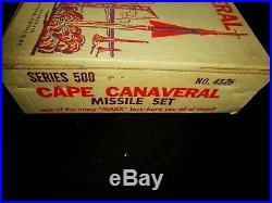1950's Marx Cape Canaveral Missile Set No 4525 Series 500 Beautiful! Original