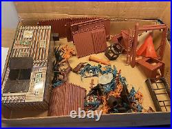 1950's Marx Fort Apache Play Set Original Box Incomplete