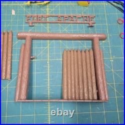 1950's Marx Fort Apache Stockade Play-set With Instructions Incomplete See Info