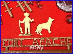 1950's Marx Rin Tin Tin Fort Apache Series 1000 with Mint Rusty and Rinty figs