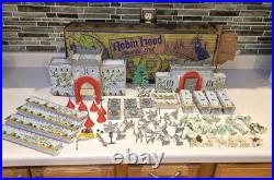 1950's Marx Robin Hood Castle Set 4718 with Original Box Incomplete