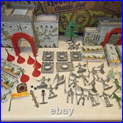 1950's Marx Robin Hood Castle Set 4718 with Original Box Incomplete