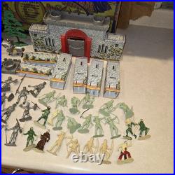 1950's Marx Robin Hood Castle Set 4718 with Original Box Incomplete