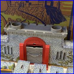1950's Marx Robin Hood Castle Set 4718 with Original Box Incomplete
