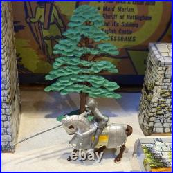 1950's Marx Robin Hood Castle Set 4718 with Original Box Incomplete