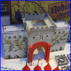 1950's Marx Robin Hood Castle Set 4718 with Original Box Incomplete
