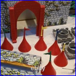1950's Marx Robin Hood Castle Set 4718 with Original Box Incomplete