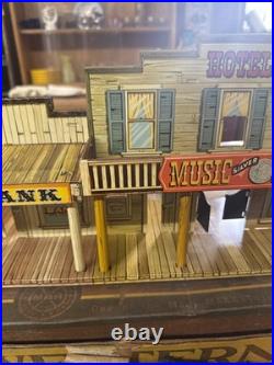 1950's Marx- Roy Rogers Western Town Cowboy-toy Playset- W Box-figures Read 1950's Marx- Roy Rogers Western Town Cowboy-toy Playset- W Box-figures Read