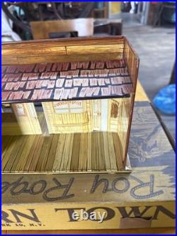 1950's Marx- Roy Rogers Western Town Cowboy-toy Playset- W Box-figures Read 1950's Marx- Roy Rogers Western Town Cowboy-toy Playset- W Box-figures Read