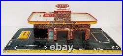 1950's Marx Sky-View Parking Service Center Playset Tin Litho Vintage Complete