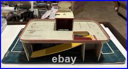 1950's Marx Tin Litho Happi Time Service Center with Sky View Parking