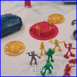 1950's Marx Tin Litho Tom Corbett Space Academy Playset # 7010 Atomic Box Instr