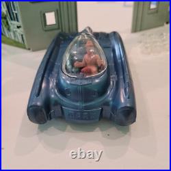 1950's Marx Tin Litho Tom Corbett Space Academy Playset # 7010 Atomic Box Instr