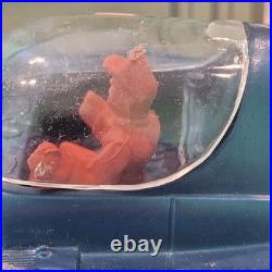 1950's Marx Tin Litho Tom Corbett Space Academy Playset # 7010 Atomic Box Instr