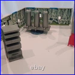 1950's Marx Tin Litho Tom Corbett Space Academy Playset # 7010 Atomic Box Instr