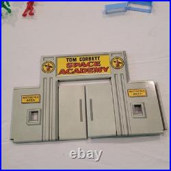 1950's Marx Tin Litho Tom Corbett Space Academy Playset # 7010 Atomic Box Instr