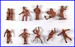 1950's Marx Tin Lithograph Super Circus Sideshow with 53 pieces