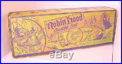 1950s MARX ROBIN HOOD CASTLE PLAY SET #4719 BOXED