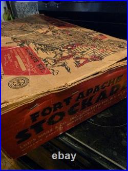 1950s Marx Fort Apache Stockade playset