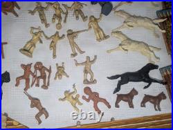1950s Marx Fort Dearborn Play Set Original Pcs & Figures Nr. Complete