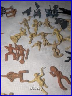 1950s Marx Fort Dearborn Play Set Original Pcs & Figures Nr. Complete