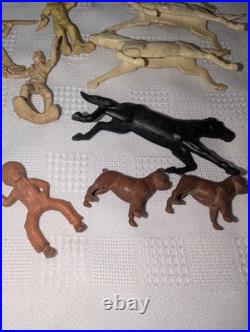 1950s Marx Fort Dearborn Play Set Original Pcs & Figures Nr. Complete