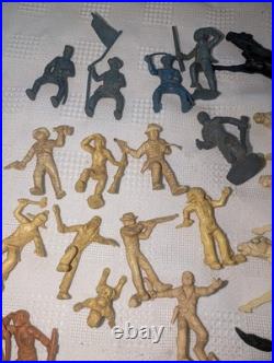 1950s Marx Fort Dearborn Play Set Original Pcs & Figures Nr. Complete