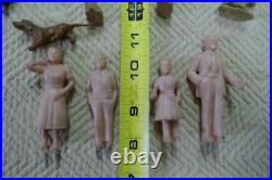 1950s Marx PET SHOP LOT animals figures cages playset