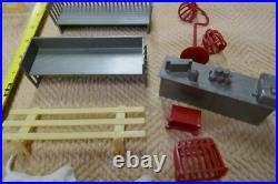 1950s Marx PET SHOP LOT animals figures cages playset