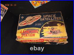 1950s Marx Toys Space Satellite Service Ramp Playset Looks To Be Complete