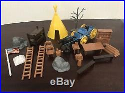1950s Vintage Marx FORT APACHE STOCKADE Playset with BOX #3609