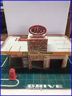 1950s Vintage Marx Litho Service Center SKY VIEW PARKING See Pics