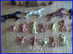 1951 MARX Fort Apache Stockade Playset #3609 99% Complete in C-6 Box