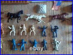 1951 MARX Fort Apache Stockade Playset #3609 99% Complete in C-6 Box