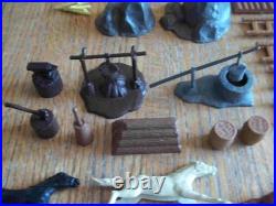 1951 MARX Fort Apache Stockade Playset #3609 99% Complete in C-6 Box