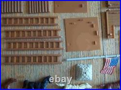 1951 MARX Fort Apache Stockade Playset #3609 99% Complete in C-6 Box